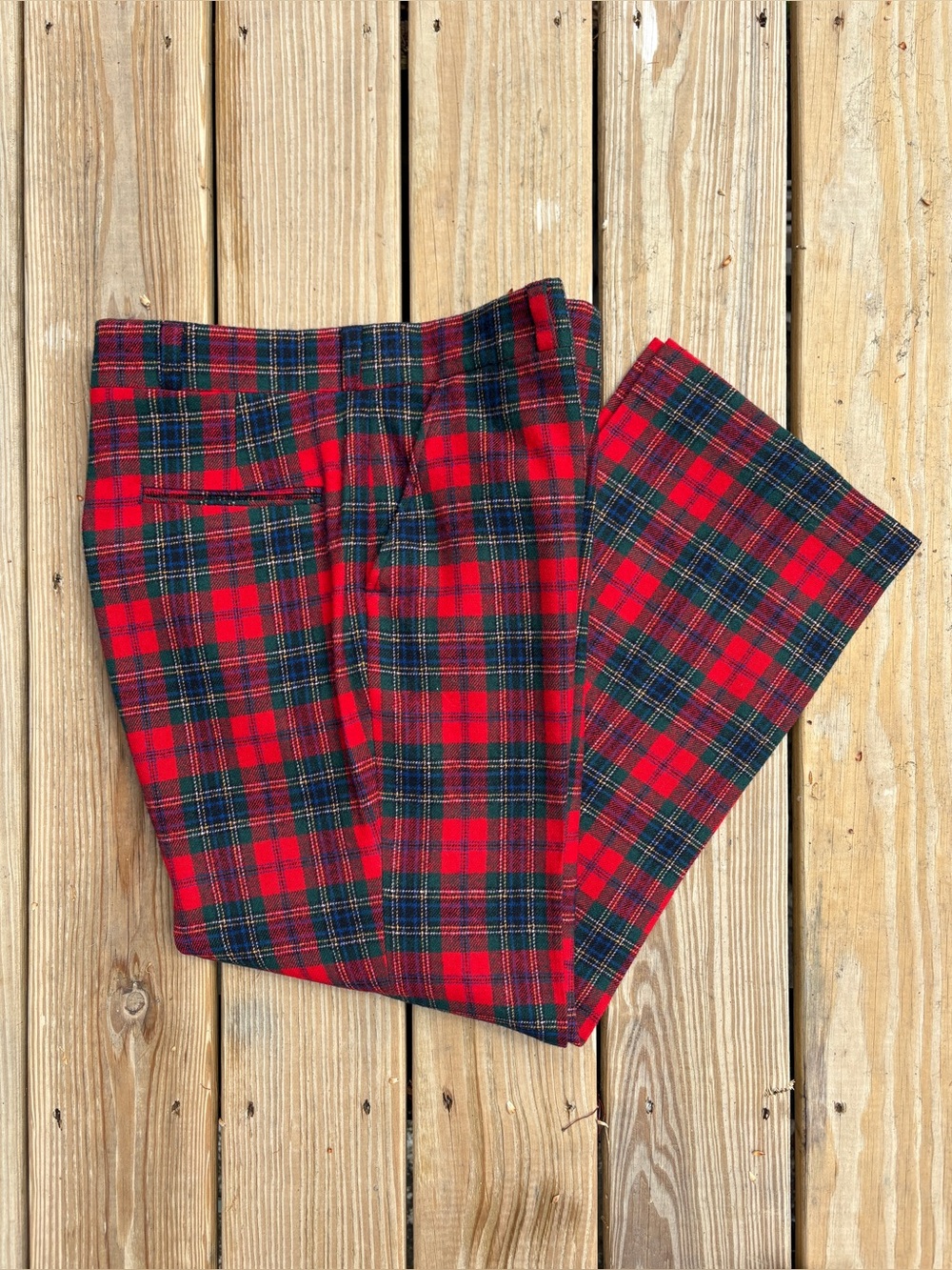 pendleton - vintage tartan plaid pants